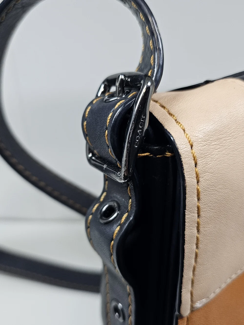 Coach 1941 Saddle 23 75th Anniversary Patchwork Leather